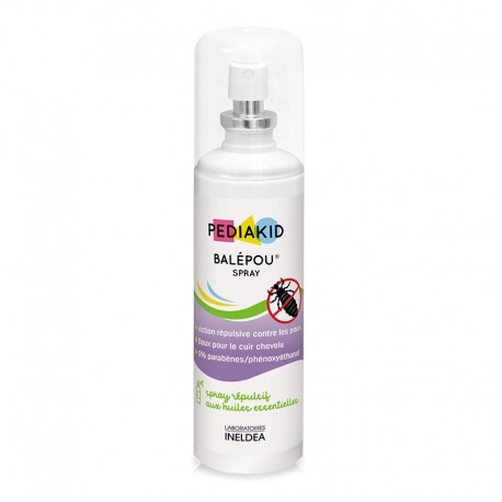 PEDIAKID НАТУРАЛЬНИЙ ЗАХИСНИЙ СПРЕЙ ПРОТИ ВОШЕЙ ДЛЯ ДІТЕЙ ВІД 3 РОКІВ / BALEPOU SPRAY 100 мл