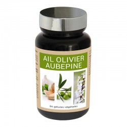 НУТРІ ЕКСПЕРТ ЧАСНИК ЛИСТ ОЛИВИ КВІТИ ГЛОДУ / NUTRIEXPERT AIL OLIVIER AUBEPINE, 60 капсул  - Нормалізує артеріальний тиск