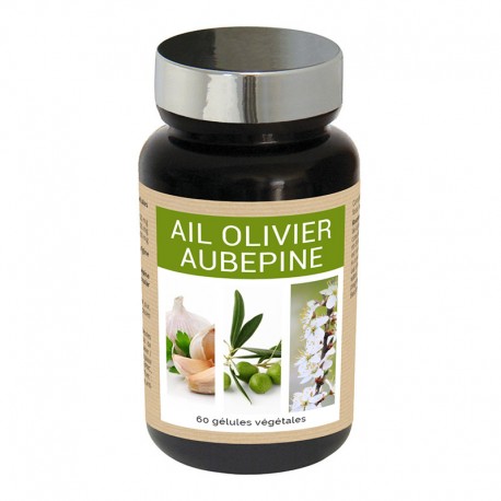 НУТРІ ЕКСПЕРТ ЧАСНИК ЛИСТ ОЛИВИ КВІТИ ГЛОДУ / NUTRIEXPERT AIL OLIVIER AUBEPINE, 60 капсул  - Нормалізує артеріальний тиск