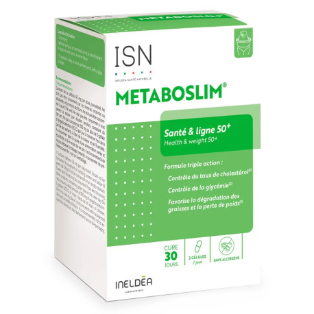 INELDEA МЕТАБОСЛИМ / METABOSLIM - против висцеральных жиров 50+ - 90 капсул