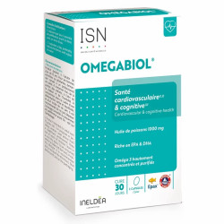 INELDEA ОМЕГАБИОЛ 1000 / OMEGABIOL® 1000 – функции сердечно-сосудистой системы и головного мозга - 60 капсул
