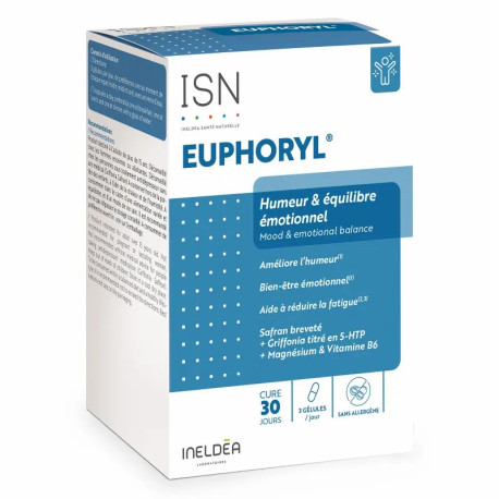 INELDEA ЭЙФОРИЛ / EUPHORYL® - хорошее настроение и эмоциональный баланс - 90 капсул