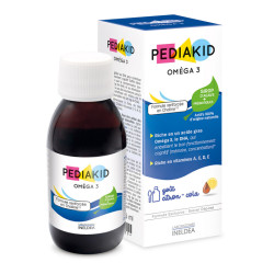 PEDIAKID НАТУРАЛЬНОЕ ПИТЬЕВОЕ СРЕДСТВО ДЛЯ ЗДОРОВОГО УМСТВЕННОГО РАЗВИТИЯ  ОМЕГА -3 С ХОЛИНОМ / OMEGA 3 + CHOLINE 125 мл