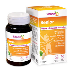 Комплекс Vitamin’22 Для зрілого та похилого віку / SENIOR - Імунітет, щільність кісток, пам'ять, зір, 30 таблеток (LIDK79)
