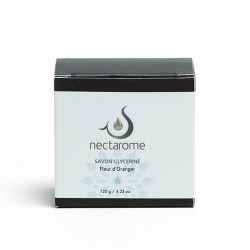 Nectarome Мыло глицериновое с цветами апельсина / Savon glycériné Fleur d'Oranger, 120 г