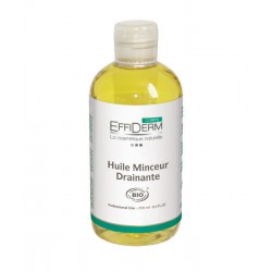 EffiDerm Масло массажное для похудения и дренажа органическое / Huile Minceur Drainante BIO, 250 мл