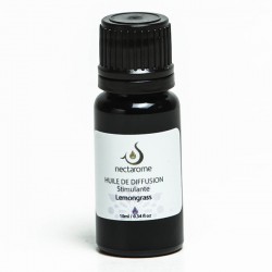 Nectarome Mасло для диффузора стимулирующее лемонграс / Huile de diffusion Stimulante au Lemongrass, 10 мл