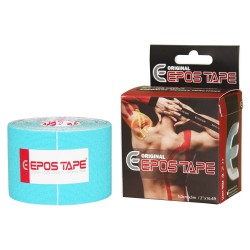 Кинезиологический тейп EPOS TAPE, голубой