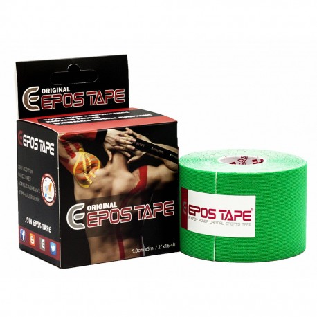 Кинезиологический тейп EPOS TAPE, голубой