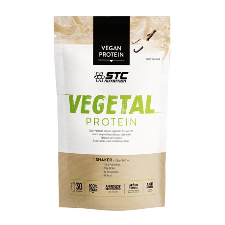 STC ВЕДЖЕТАЛ ПРОТЕЇН ВАНІЛЬ / VEGETAL PROTEIN VANILLE  -  100% рослинний білковий ізолят, 750 г 