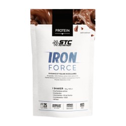 STC АЙРОН ФОРС ПРОТЕЇН ШОКОЛАД / Iron Force Protein CHOCOLAT - Сила та об’єм мускулів, 750 г