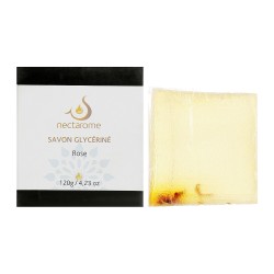 Nectarome Мило гліцеринове з трояндою / Savon glycériné Rose, 120 г